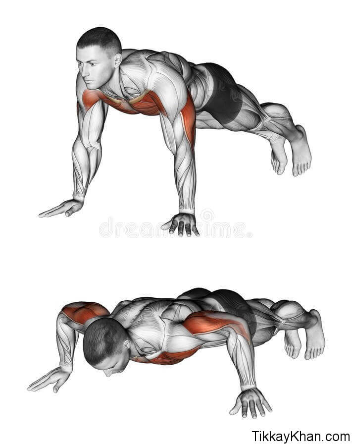 Push-Up With Close Grip