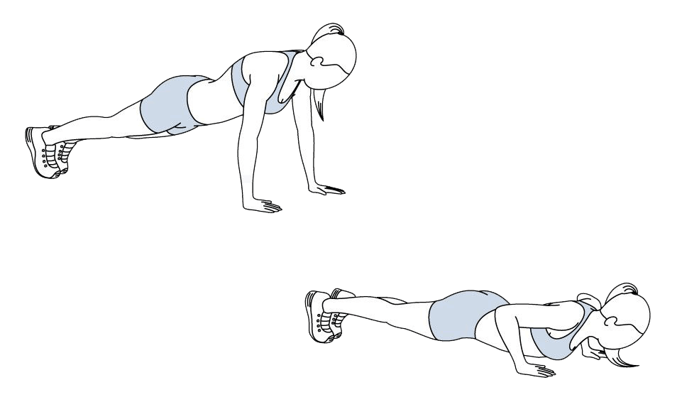 Plank to Push-Up