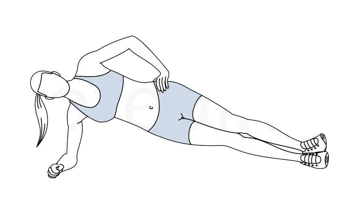 Side Plank with Knee Tuck