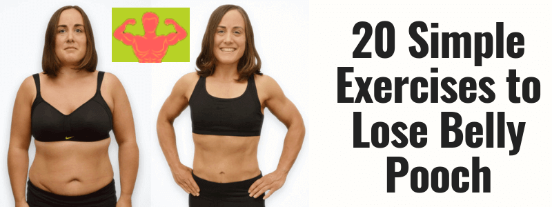 20 Simple Exercises to Lose Belly Pooch