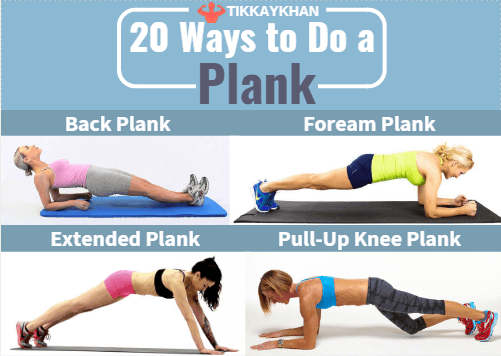 20 Ways to Do a Plank - A Complete Guide - Tikkay Khan