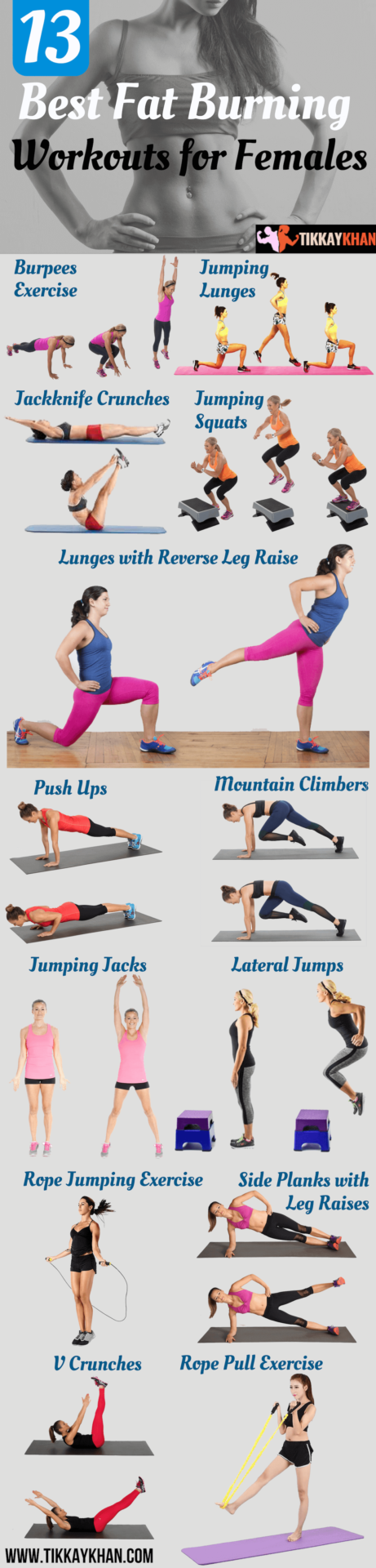 13 Best Fat Burning Workouts for Females