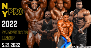 NY PRO 2022 Competitors Lineup