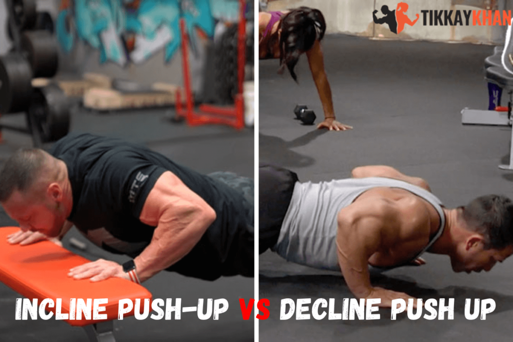 incline push up vs decline push up