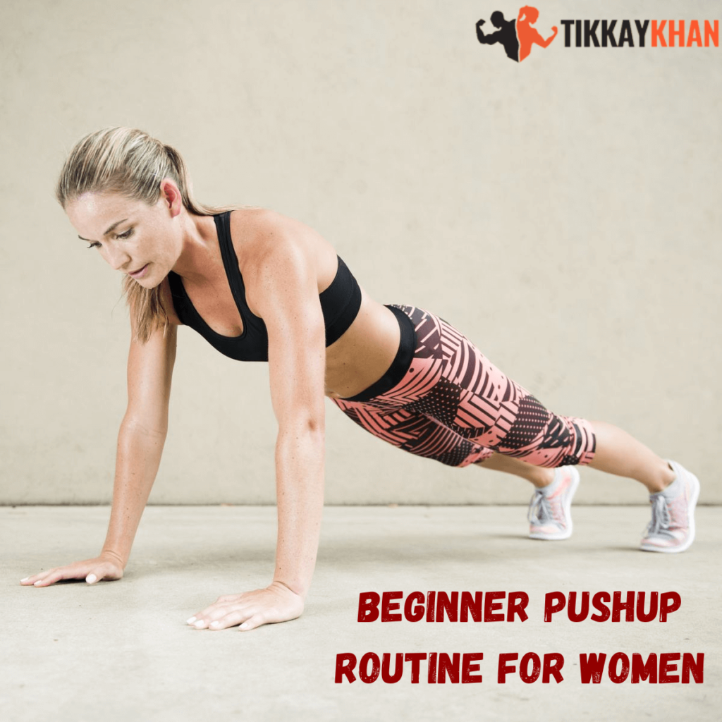 women's beginner push up variations