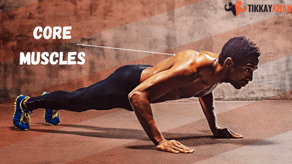 push up core muscles