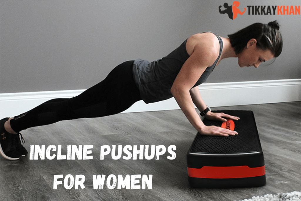 women's incline push ups exercise