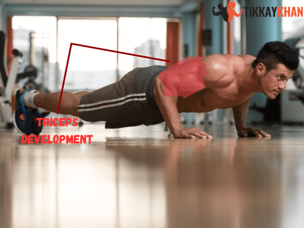 close grip push ups for triceps