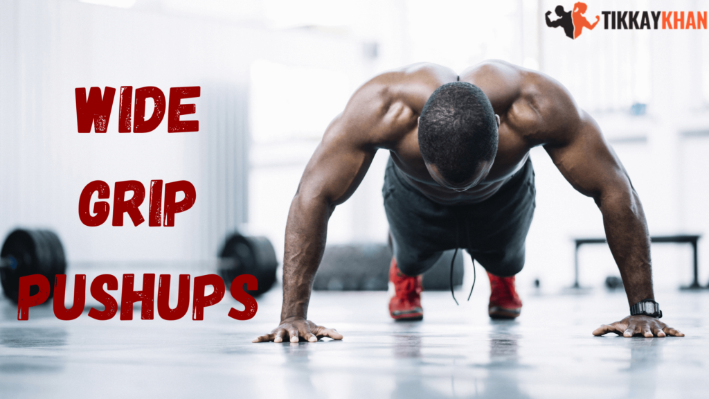 wide grip push up