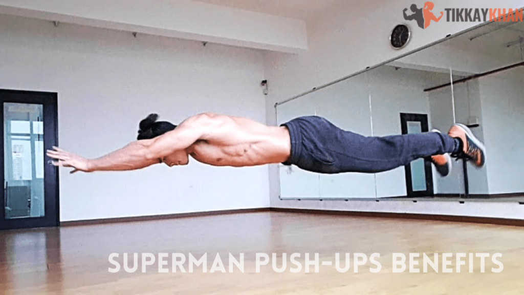 superman push up exercise