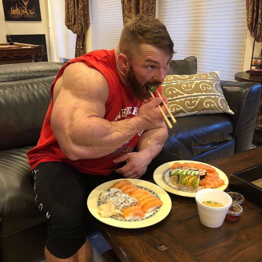 flex lewis contest diet