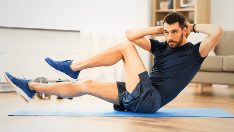 bicycle crunches for belly fat