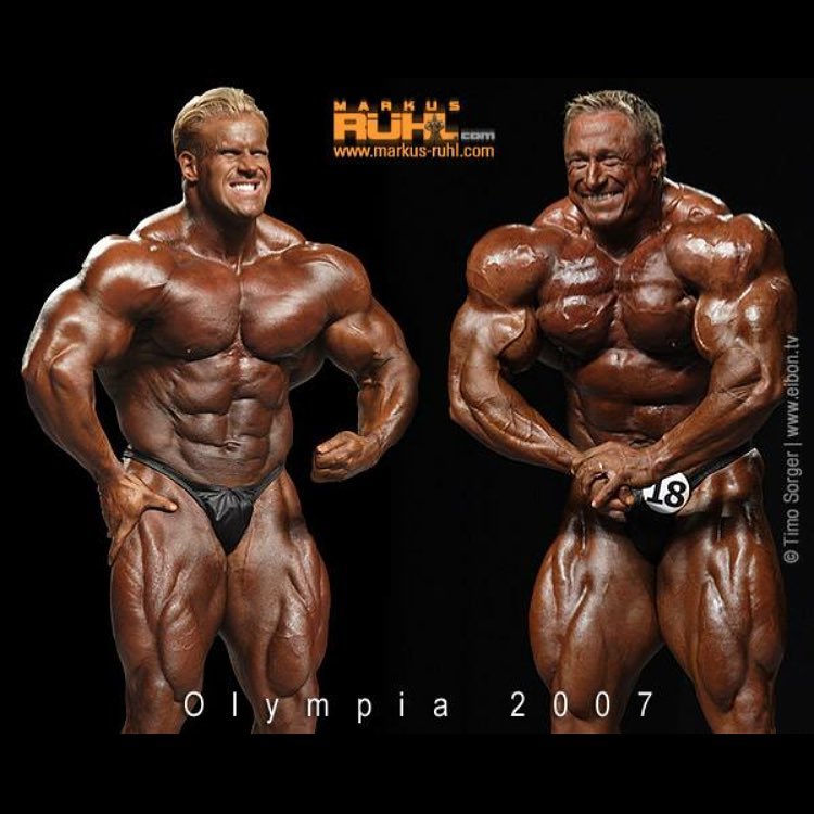 Markus Ruhl and Jay Cutler 