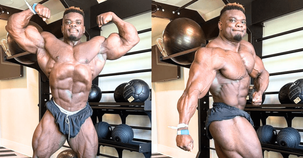 Blessing Awodibu Flaunts Shredded Physique Weeks Before Showtime