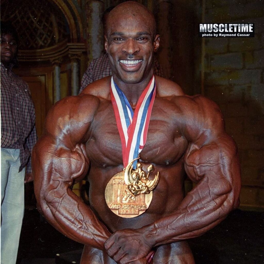 ronnie coleman now and then