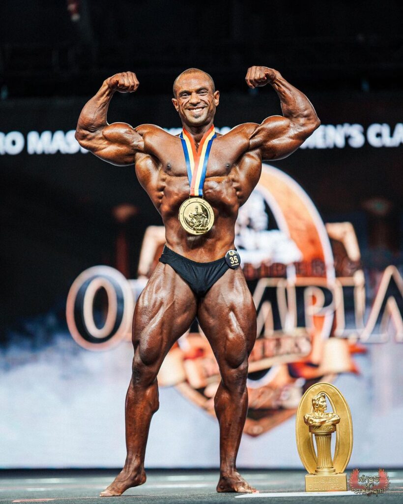 Alex Cambronero at the masters Olympia 2023 