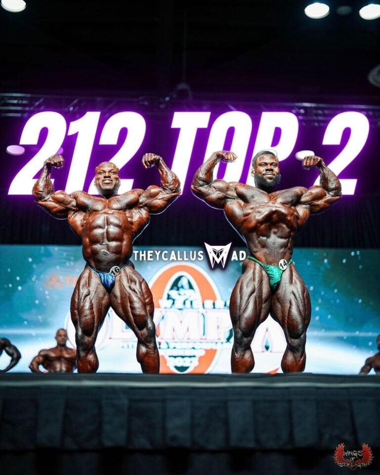 Keone Pearson Vs. Shaun Clarida: 2023 Mr. Olympia 212 Prejudging ...