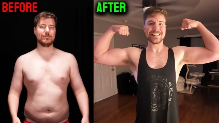 Youtuber MrBeast’s Fitness Journey: A Journey from 40% Body Fat to ...