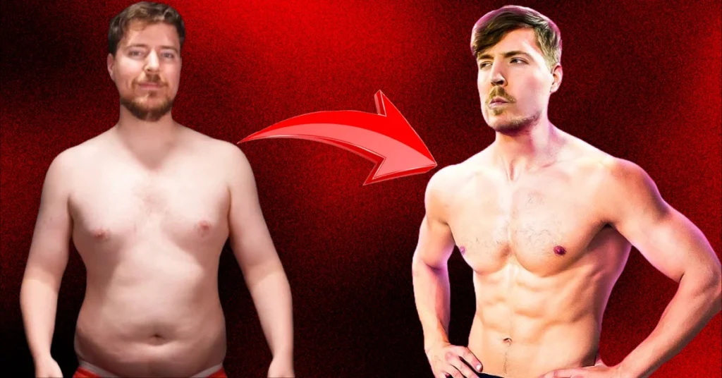 Youtuber MrBeast’s Fitness Journey: A Journey from 40% Body Fat to Athletic Transformation