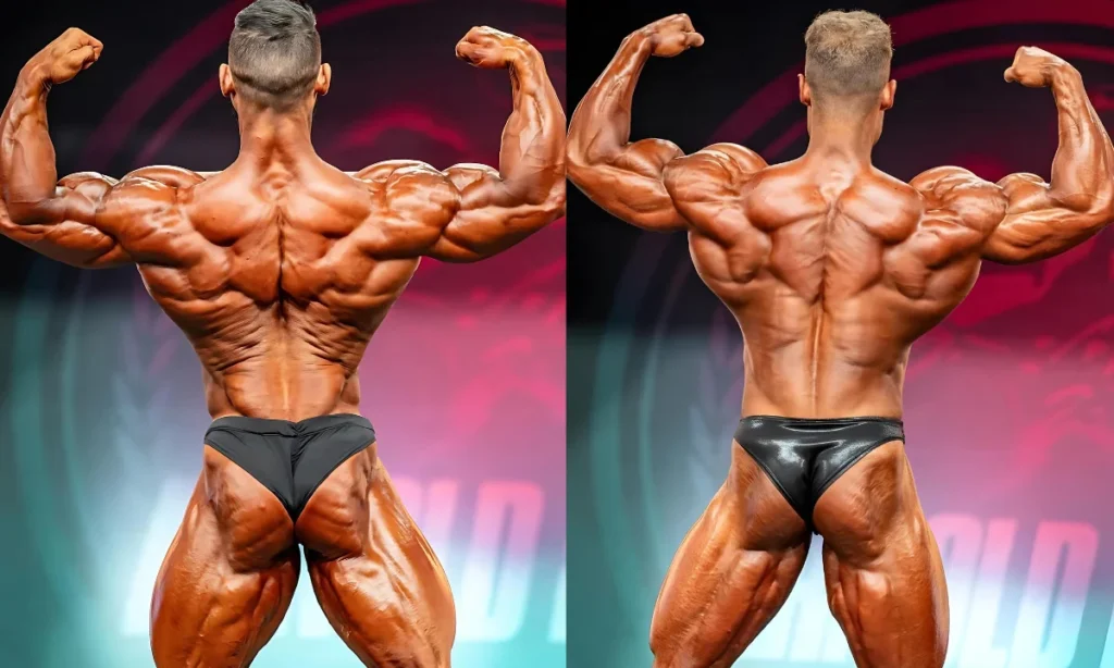 ramon dino vs wesley vissers back double biceps