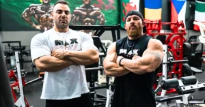 Flex Lewis and Rafael Brandao Unite for Shoulder Workout and Posing Session