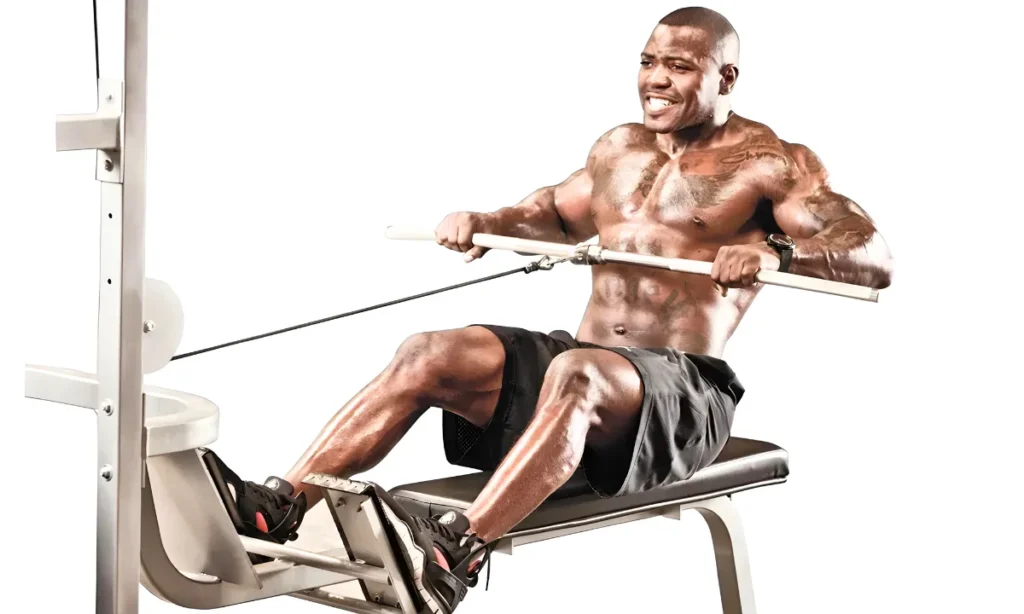 seated cable row vs barbell row
