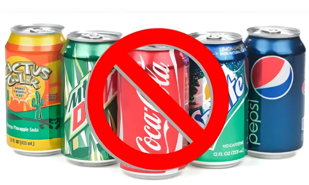 avoid soda drinks 