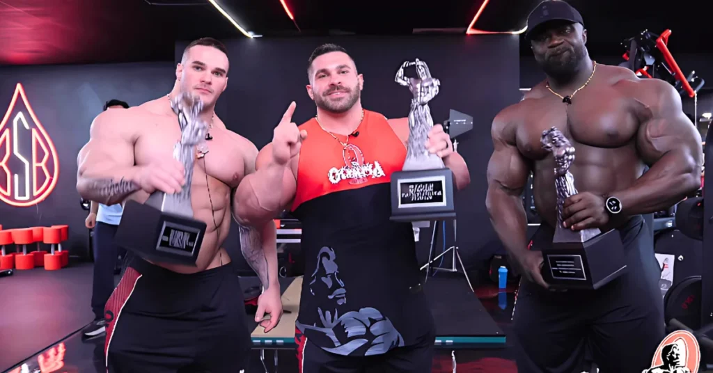 Derek Lunsford Takes on 2024 Olympia Battle Workout With Nick & Samson, Says They Are ‘Battling for 3rd’