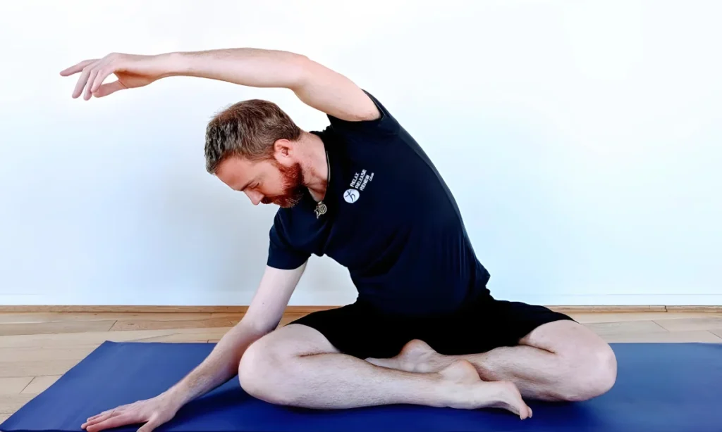 side stretching yoga