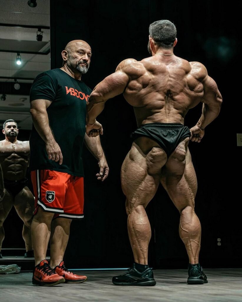 Derek Lunsford with Hany Rambod 