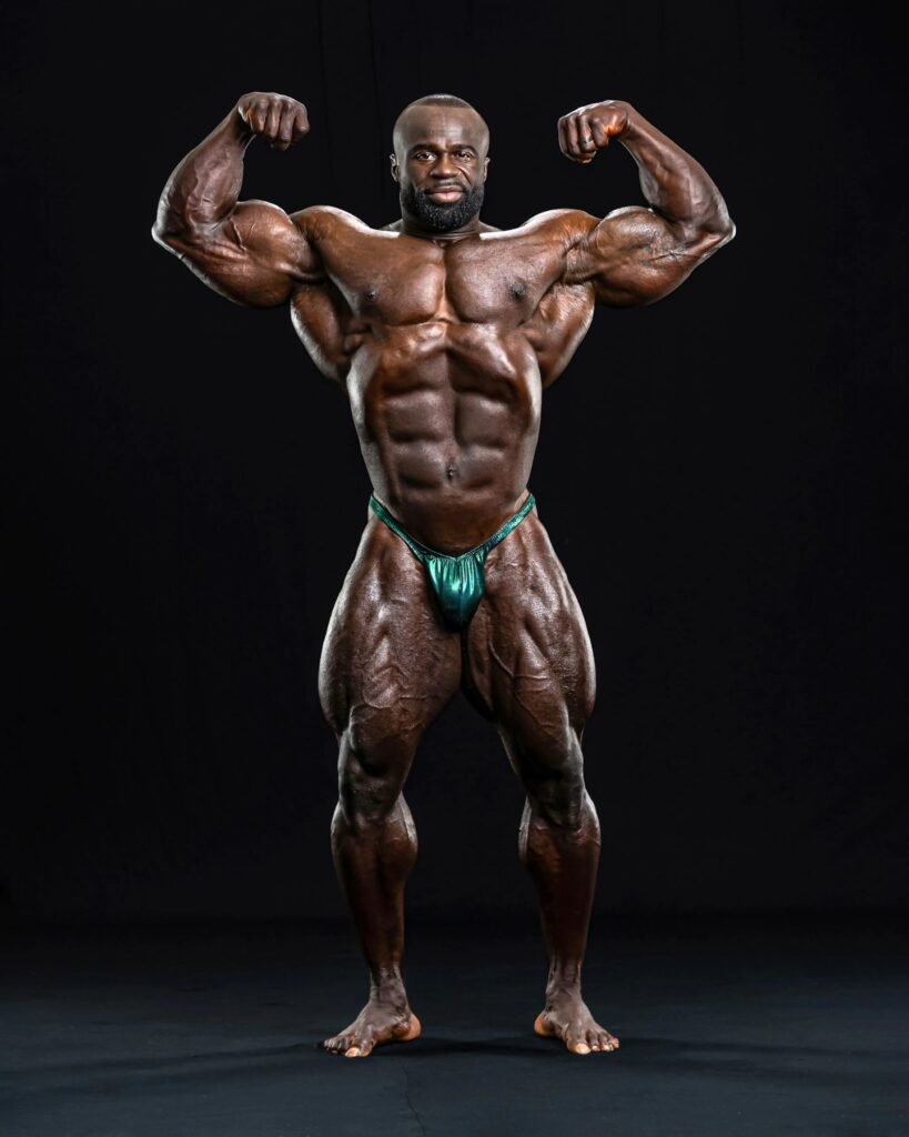 Samson Dauda at 2025 Mr. Olympia