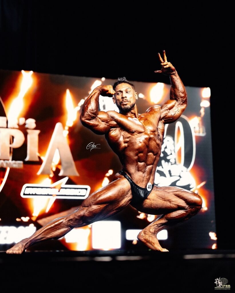 Ramon DIno placed 4th at the Olympia 2024 