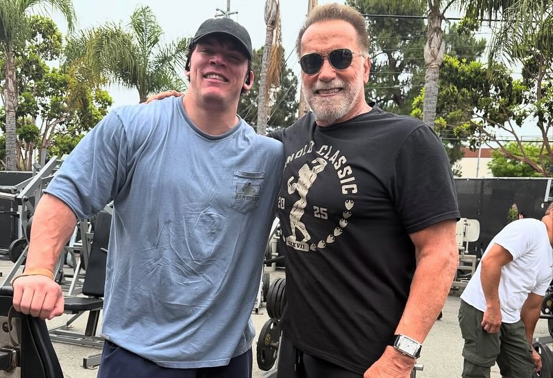 Sam Sulek and Arnold 