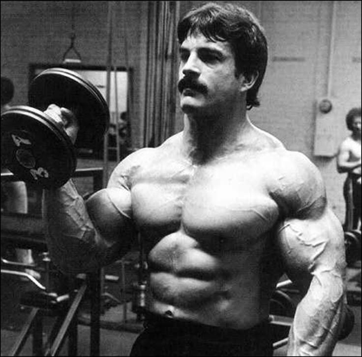 Mike Mentzer training in the late 1970s