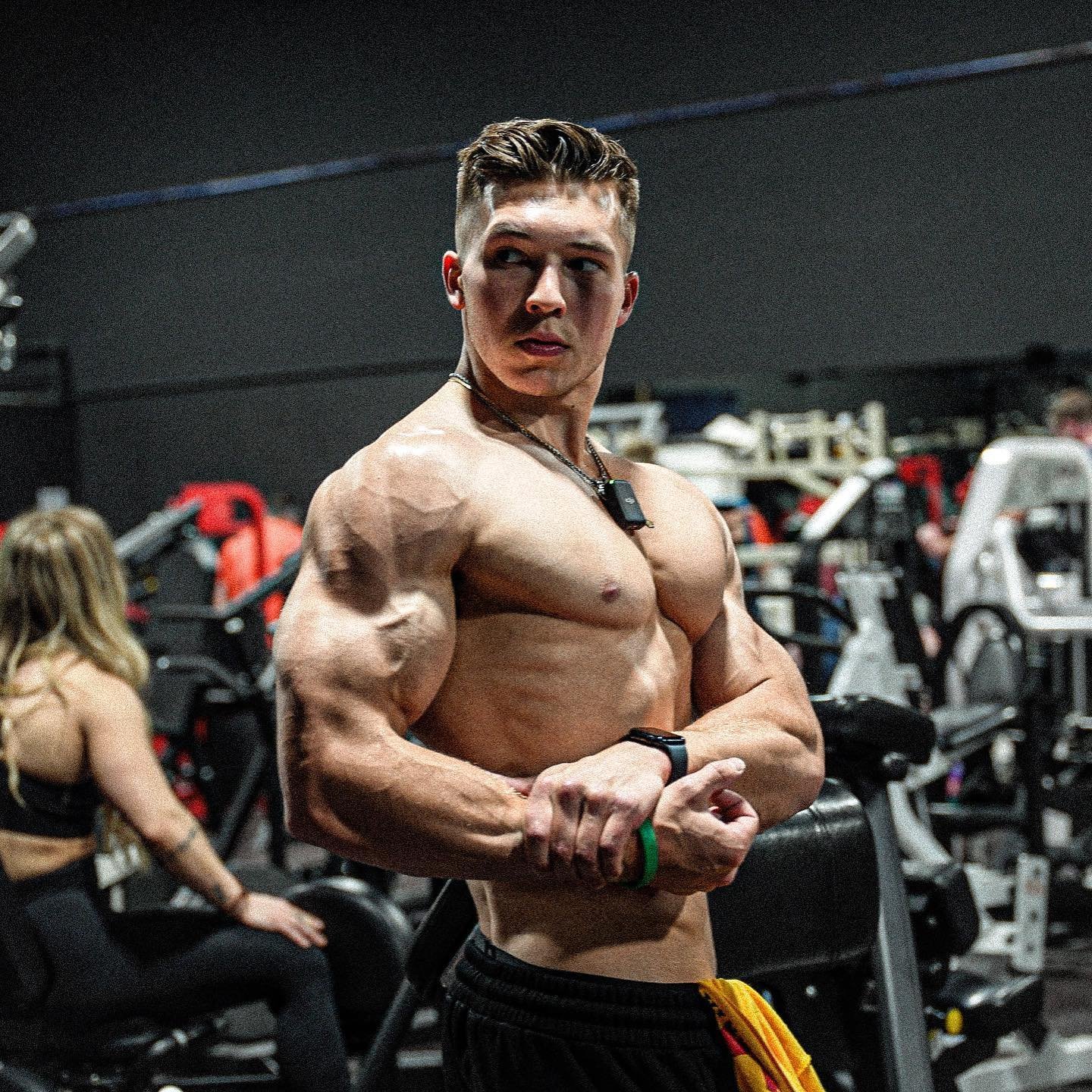 Bret Mossing in the gym