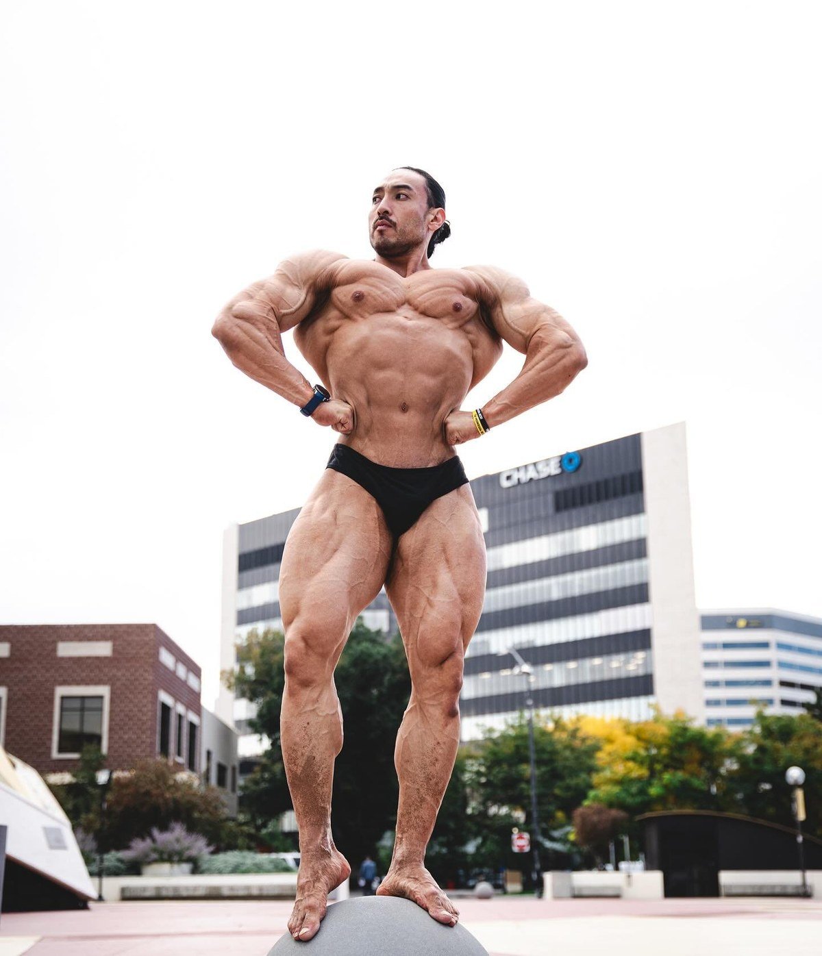 Daryn Shirbayev posing outdoors in Reno, Nevada during the Legion Sports Fest