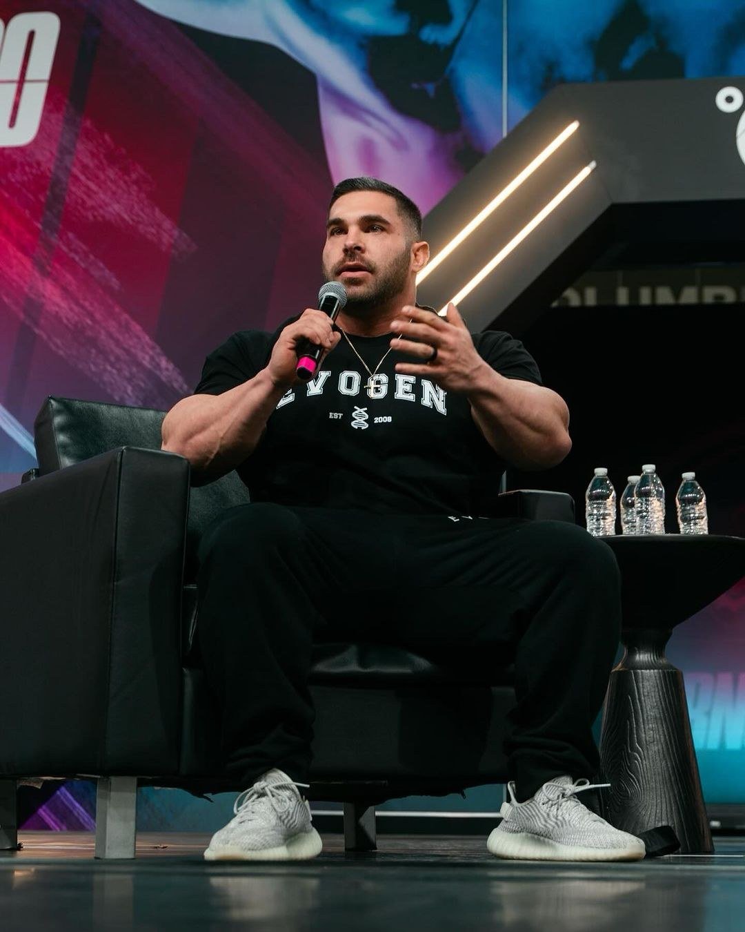 Derek Lunsford at the Arnold Classic in 2024