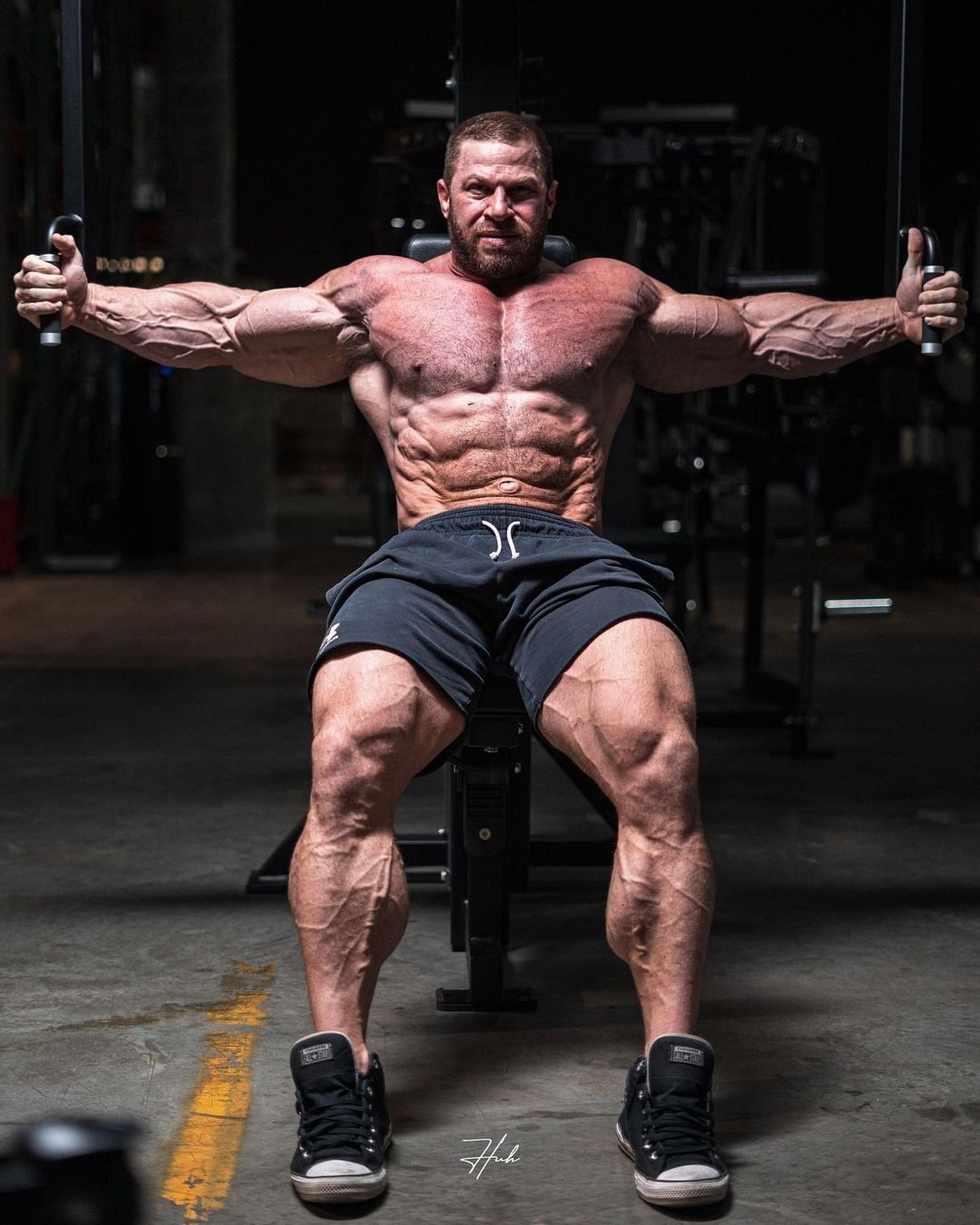 Joel Thomas training in the gym