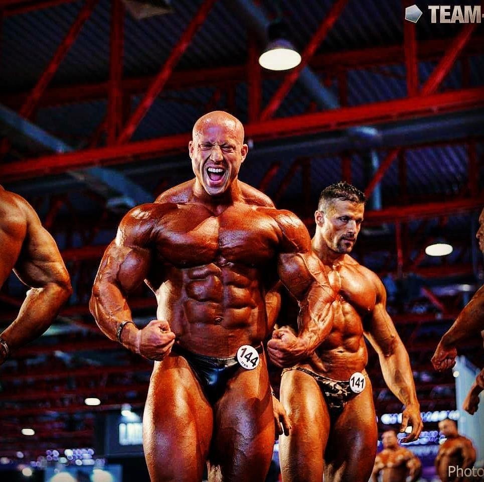 A young Petar Klancir competing on stage during his amateur career