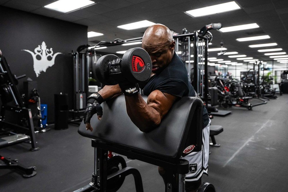 Ronnie Coleman training in recent years