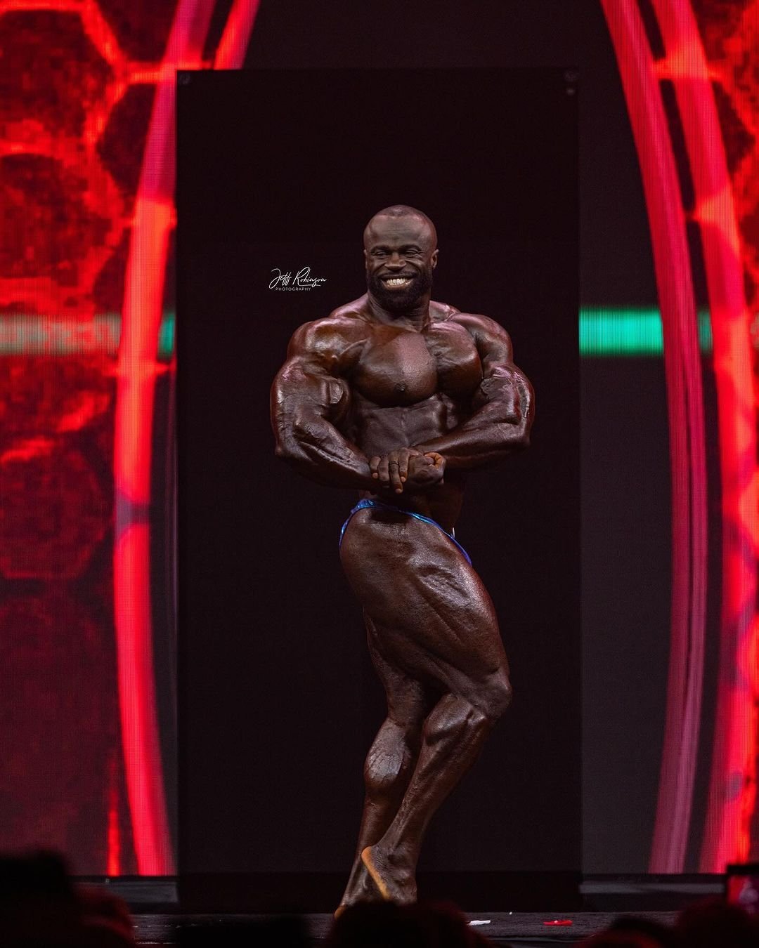 Samson Dauda at the 2024 Mr. Olympia