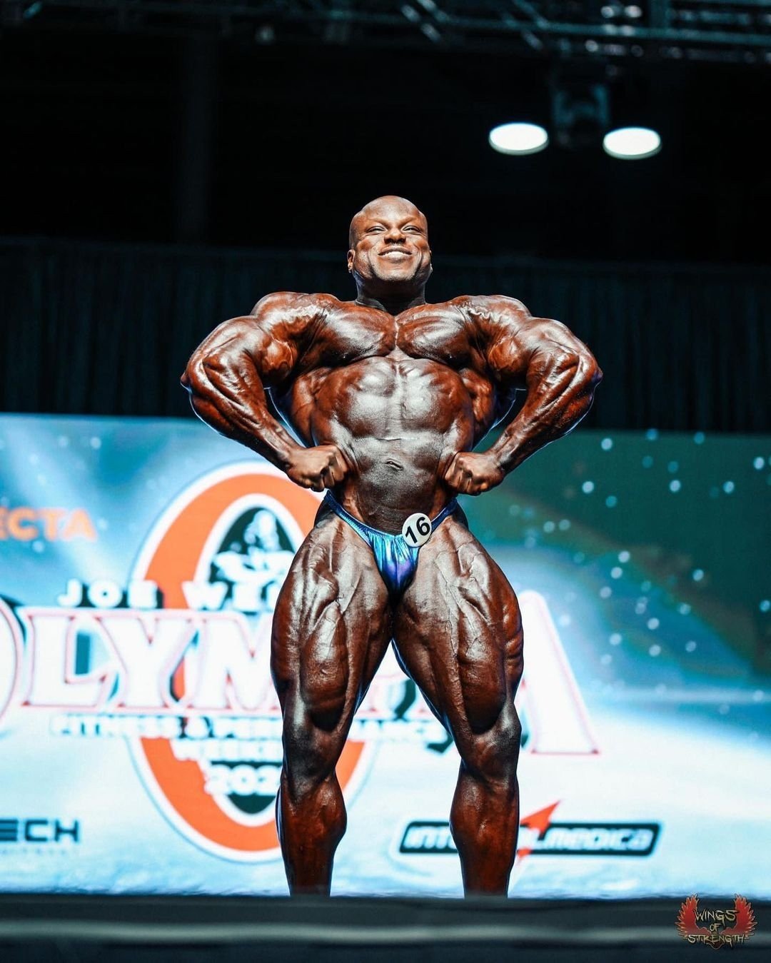 Shaun Clarida on the Olympia stage